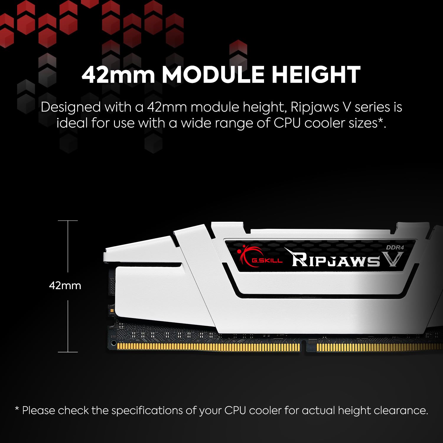 G.SKILL Ripjaws V Series 32GB (2 x 16GB) DDR4 3600 (PC4