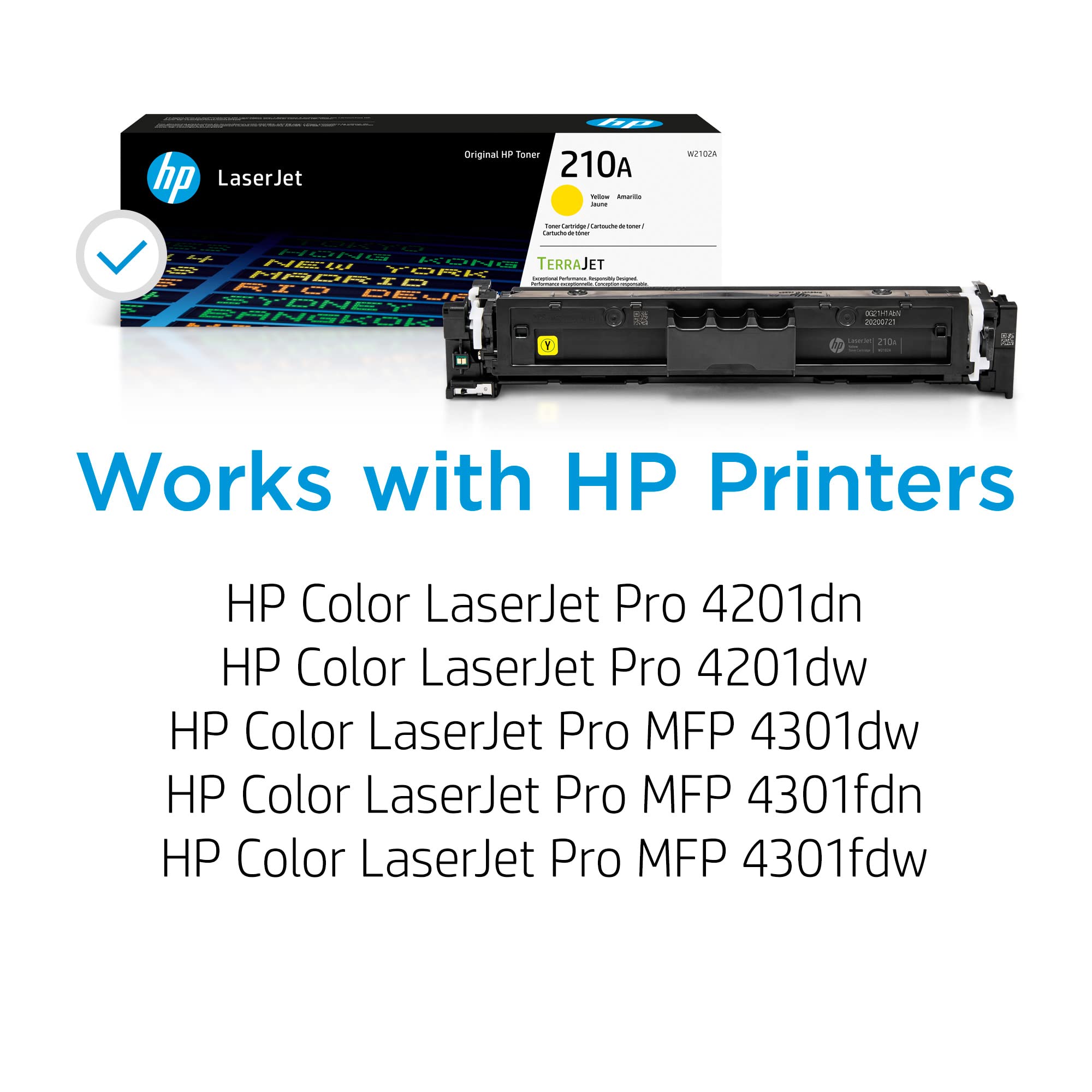 HP 210A Original Laser Toner Cartridge - Yellow Pack HP 210A Original Laser Toner Cartridge - Yellow Pack