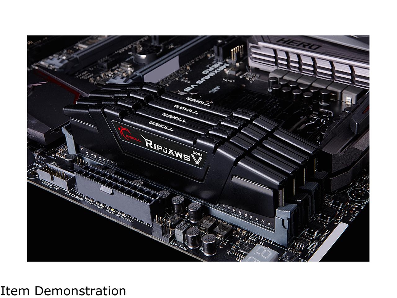 G.SKILL Ripjaws V Series 128GB (4 x 32GB) DDR4 3600 (PC4