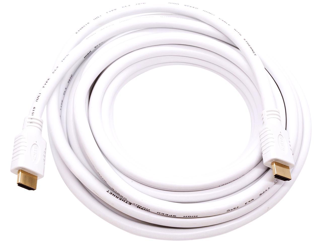 20HDMI20FTMMWC Nippon Labs 4K HDMI Cable 20 ft. White HDMI 2.0
