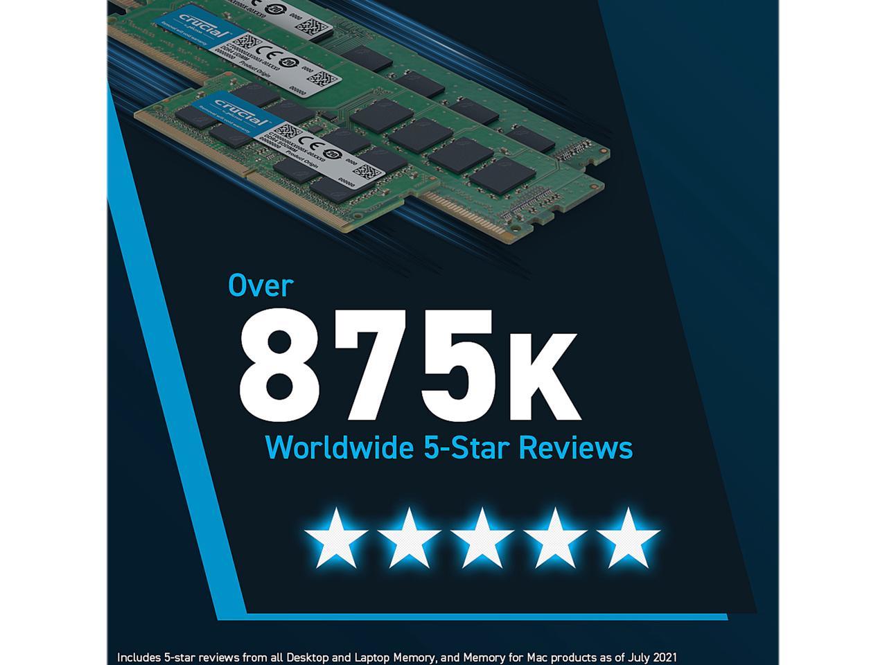 Crucial 32GB (2 x 16GB) 288-Pin PC RAM DDR5 4800 (PC5 38400