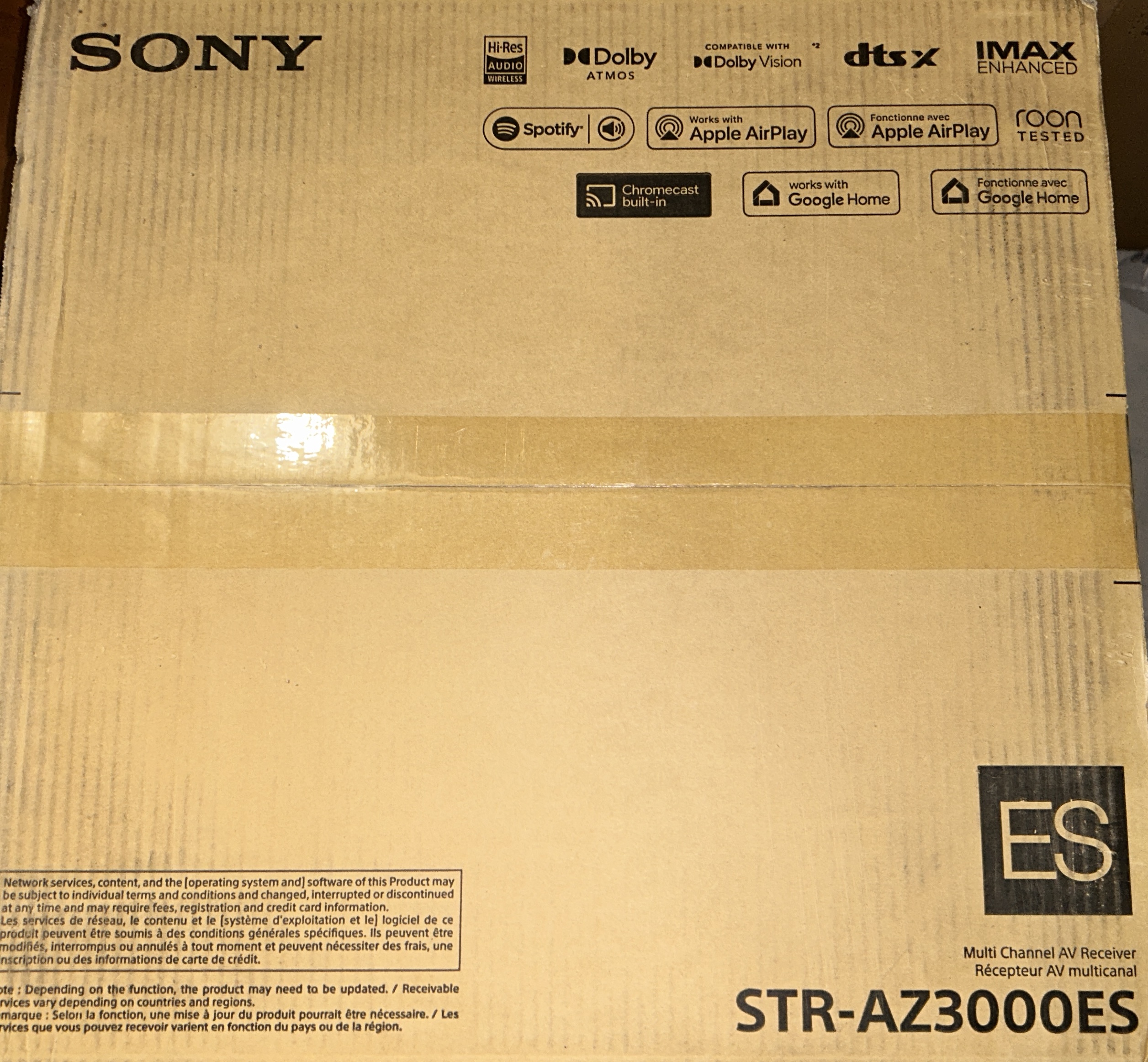 Sony ES STR-AZ3000ES 9.2-Channel Home Theater Receiver with Dolby